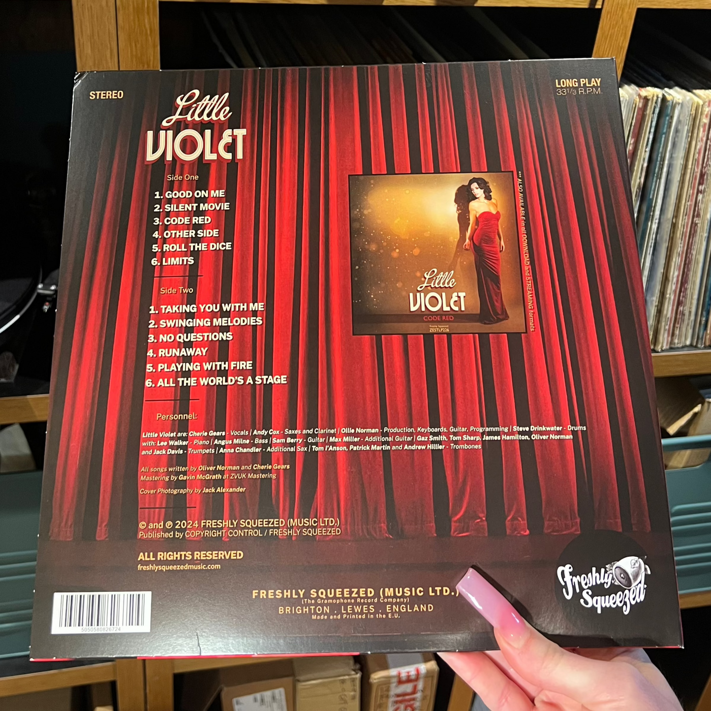 Little Violet - Code Red (Limited Edition 12" Vinyl)